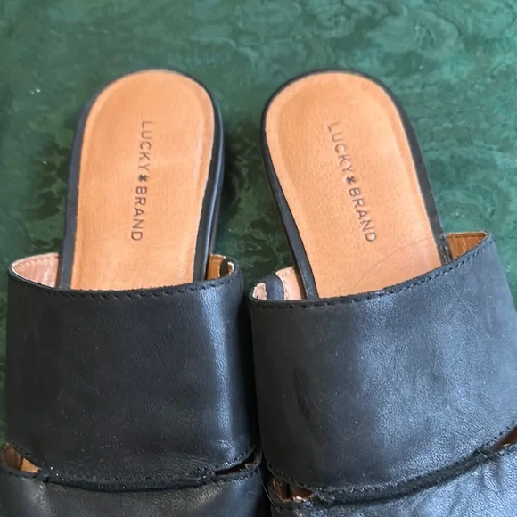 Lucky Brand Black Women's Mules Sz 8.5 to 9M - Picture 5 of 8